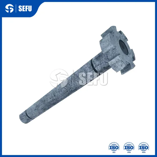 Rotore di degasaggio in grafite Il rotore