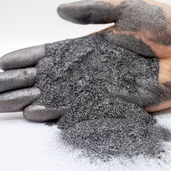 Scaglie di grafite amorfa Scaglie di polvere di grafite ad alto contenuto di carbonio al 99% 50 mesh per Li